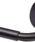 Heavy-Duty Curtain Rod With Wraparound Curved Design That Blocks Light For Heavy Curtains, Adjustable 48 To 88 Inches, Black Finish, No-Fuss Setup