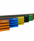 Universal Track Kit For Woodworking In Lightweight Anodized Aluminum 3 Inch T Track Fence System, colored rails displayed.