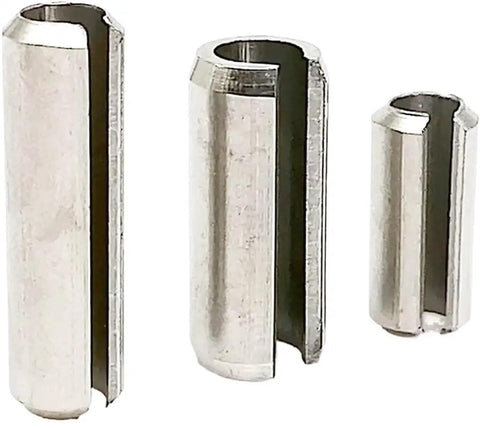 Split Spring Roll Pins In 304 Stainless Steel Diameters 1.5mm To 10mm And Lengths 30mm To 55mm Pack Of Durable Dowel Tension Pins