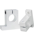 No-Fuss Universal Linear Rod Rail Shaft Support Bearing Frame for 8-60 Shafts, corrosion-resistant aluminum, easy clamp mount