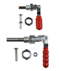 Toggle Clamp Hand Tool With High Holding Capacity For Woodworking And Welding, Push Pull Clamp, Heavy Duty Clamp With 100KG 150KG And 350KG Options, Quick Securing And Durable Steel Build, metal body with red handle