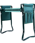 Garden Kneeler Seat With Handles, Folding Bench Kneeling Stool With Storage Bags, Multi Purpose Kneeling Pad Chair, steel frame