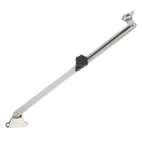 Marine Hatch Lid Stay Adjuster Stainless Steel 316 Onboard Adjustable 8 to 14 Inch Length showing locking knob detail