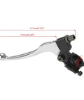 Beefed Up Heavy Duty Mini Bike Drum Brake Lever Kit With Cable And Shoes Replacement for Coleman CT200U, 22mm Handle