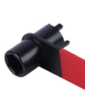 Close-up of Double Head Four Claw Spanner For Angle Grinder Quick Disc Change showing hex socket and red handle grip.