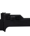Side view of Six Sensor Holder Bracket For LS80A LS80B LS80G LS80L And LSB10 Laser Receivers with static thread clamp and bubble vial