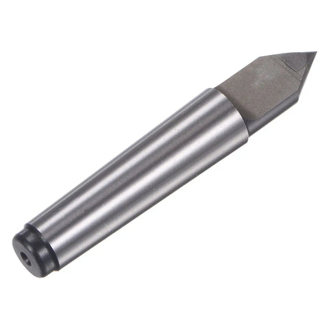 Mt2 Hardened Tungsten Steel Half Notched Dead Center 60 Degree Morse Taper 2mt Tailstock Support Rock Solid Lathe Accessory For Woodworking And Precision Turning
