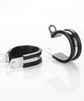 Workhorse Stainless Steel Cable Clamp Kit With Rubber Cushioned Clamps For Tubes Pipes And Wires, 304 Stainless, detail view