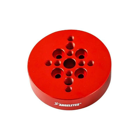 Red Dovetail Plate Adapter For Telescope And Camera Mounts, Portable Groove Plate with multiple threaded holes