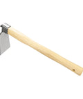 Heavy Duty Curved Garden Hoe Workhorse 15 Inch Stainless Steel Mattock With Wooden Handle for Digging Weeding