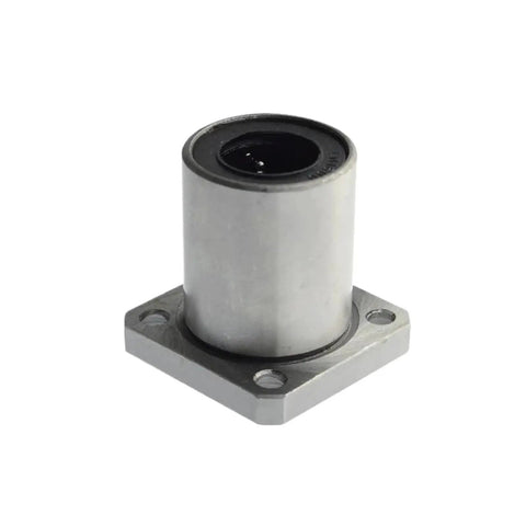 Two Pack Square Flange Linear Motion Bushing Ball Bearing LMK6 60UU For CNC And 3D Printer Upgrades Smooth Low Friction Guide Easy Install Built To Last Precision Component, square flange bearing