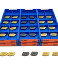 Pro Grade Carbide Grooving Inserts Set For SP200 SP300 SP400 NC3020 NC3030 Lathe Tools in blue cases