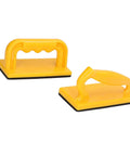 Heavy Duty Push Block Set For Real Deal Woodworkers, Non Slip Safety Stick For Table Saw Router Jointer And Band Saw, Bombproof Grip Padded Base lets you tackle joints like a boss daily - yellow push blocks with handles.
