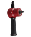 Heavy Duty Sheet Metal Nibbler Cutter Drill Bit Upgrade with red dual blade head for electric drills.