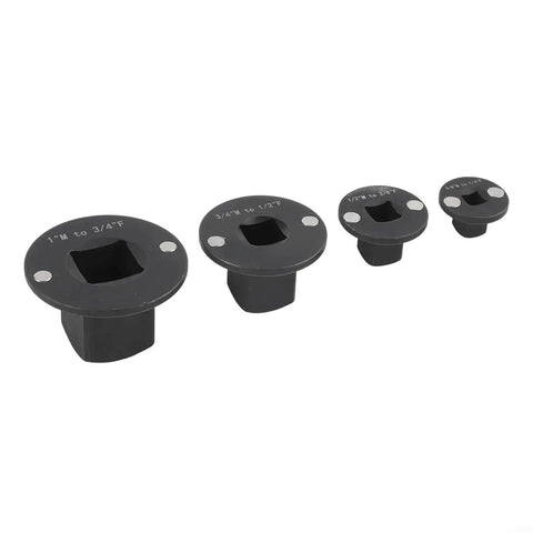 Hot Deal Low Profile Impact Socket Adapter Set 4 Piece Heavy Duty Stackable Steel Drive Reducer Kit Perfect For Tight Spots And Auto Repair Grind, 4 sizes