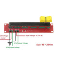 Five Pack 10K Slide Potentiometer Modules For Arduino And Microcontroller Projects With Dual Analog Output 0 To Vcc 3.3V To 5V Operation Compact 90 By 20 Mm front view with yellow knob and connection pins.