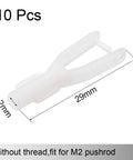 Ten Pack Nylon Clevis 2x29mm For RC Airplanes Boats Cars Helicopters Fit M2 Thread And 2mm Servo Arm Clip Replacement Parts