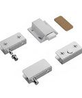 3Mm-12Mm Glass Compatibility Frameless Door Hinges Stainless Steel Clamp-On Pivot Hardware For Shower Enclosures And Cabinets Easy Install