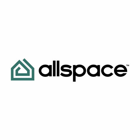 Company logo featuring the word 'allspace' with a stylized house icon.