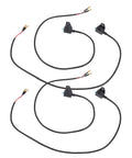 4 Piece Motorcycle Brake Switch Set Waterproof Durable Plastic Easy Install For Electric Bikes And Motorbikes Faster Brake Response And Flexible Foot Brake Lever Control