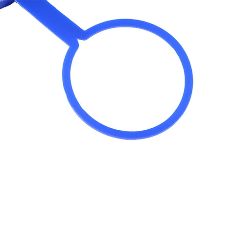 Ford Focus Windshield Washer Fluid Reservoir Cap Replacement 2012-2018 Direct Fit blue plastic ring detail
