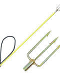 Fiberglass Pole Spear 3.5ft for Spearfishing and Ice Fishing Pro Grade Rugged Hawaiian Sling with 3 Prong Harpoon Tip