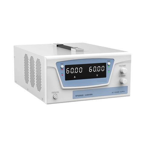 Beefy 60V 60A Adjustable DC Power Supply For Lab And Repair Shops With Stable Output 220V Input And Overcurrent And Overvoltage Protection Designed For Pro Electronics Workbenches, front view
