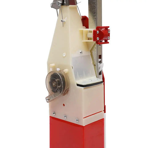 Close-up of Adjustable Handheld Fertilizer Applicator for Garden and Lawn showing single cylinder planter detail.
