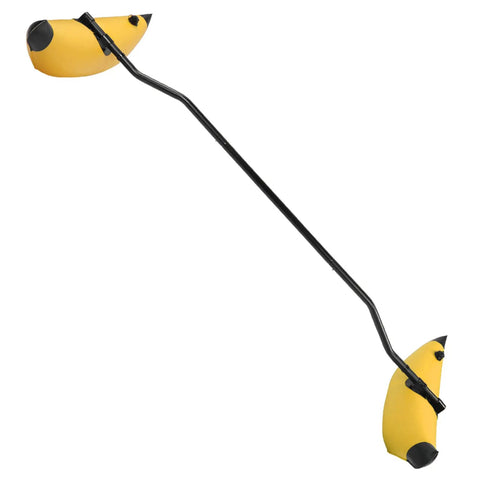 Inflatable Kayak Stabilizer Outrigger Kit For Canoes, Lightweight And Portable, Blue And Yellow PVC, with high stability floats.