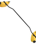 Inflatable Kayak Outrigger Stabilizer Kit With Floating Brackets For Fishing And Beginner Paddlers PVC Boat Balancing On Yellow Watercraft