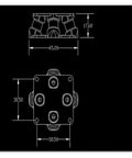 Damping Plate For CC3D Naze32 And Mini APM Flight Controllers Eliminates Jello From Frame Vibration And Improves Stabilization And Smooth Flight For RC Drones Six Pack, 30.5mm silicone mount diagram