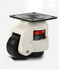 Heavy Duty Leveling Caster Wheels Set Of 4 For Workbenches And Industrial Equipment, Gd80f 500kg Load Per Wheel, plate mount caster