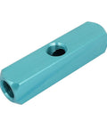 Half Inch Pt Thread 3 Way Quick Connect Air Pneumatic Manifold Block Splitter For Industrial Systems in teal