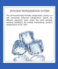Chef Approved Commercial Reach In Refrigerator Featuring Bottom Mount Compressor And Slick Stainless Steel Finish Built Hella Tough For Hot Kitchens And Zero Sweat Service with ice cubes.