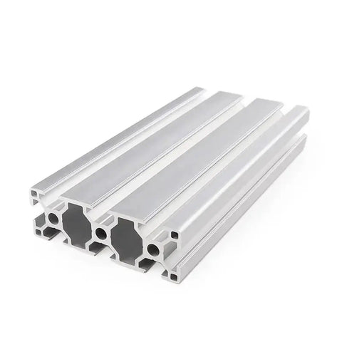 Heavy Duty T-Slot Aluminum Profile 3030 And 3060 Sizes For Custom Builds showing four strong, lightweight struts ideal for DIY workshops.