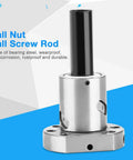 SFU1605 Ball Screw Kit With Ball Nut For RM1605 Conversion Slick Install High Efficiency Steel