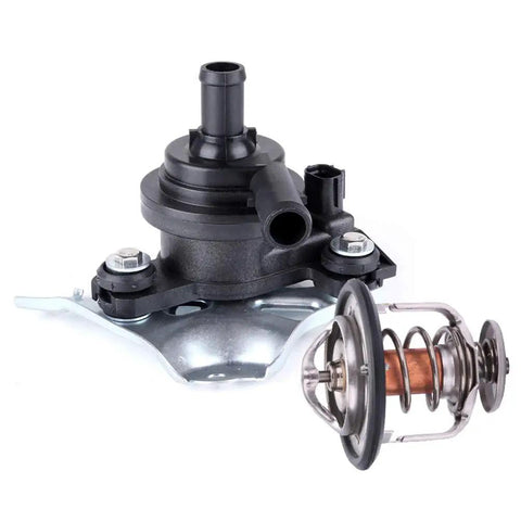 AW6771 Electric Auxiliary Water Pump For Toyota Prius 2004 2009 1.5L L4 Engine showing assembly with metal and plastic components.