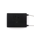 Back view of Flysky FS-SR12 Receiver 2.4GHz 12CH ANT Protocol with dual antennas for RC models, showing CE mark.