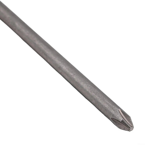 Ultra Long 7-Piece Screwdriver Bits Set PH1 PH2 With Deep Reach 200mm Extra Length Drivers For Tough Jobs 6.35mm Hex Shank Mag Head High Quality Steel Power Tool Kit That Never Gets Slipped. 200mm steel Phillips bit