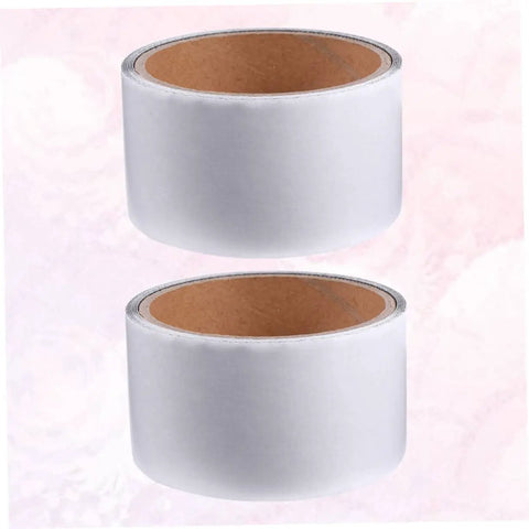 Two Pack Window Screen Repair Tape Fiberglass Mesh Patches For Tears And Rips In Doors And Windows Quick DIY Fix With High Viscosity Backing Durable And Easy To Apply, showing two rolls of tape.
