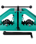 Pro Grade Manual Tube Roller Bender With 6 Dies For Round, Square And Flat Bar, Beefy Built And Ready For Action