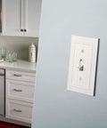 Classic Beadboard 3-Pack Light Switch Covers And Wall Plates In Pure White For 1-Gang Outlets Switch Guards And Toggle Plates