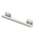 Elevate Your Shower With A 12 Inch ADA Compliant Satin Nickel Shower Grab Bar Wall Mounted Bathroom Handrail That Combines Safe Grip And Designer Style For A Modern Look