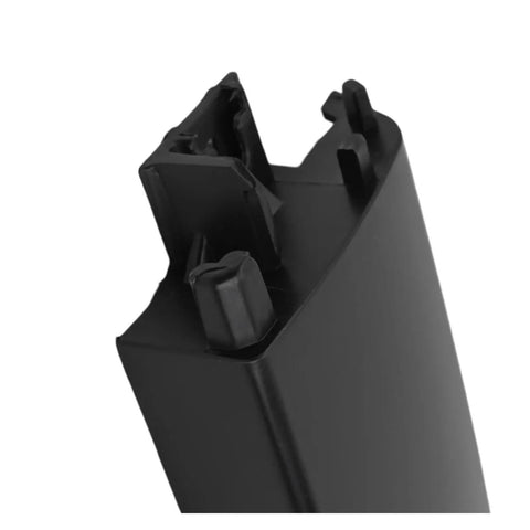 Sleek 4 Pcs Roof Rack Rail End Cap Cover Kit For Front And Rear Vehicle Side Rails Perfect Fit Durable Abs Plastic Replacement Parts To Block Dirt And Restore Style, black ABS end cap close-up