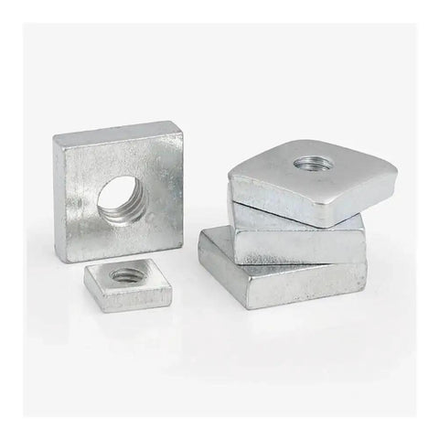Heavy Duty Square Block Nuts M3 M4 M5 M6 Pack Crafted From Corrosion Resistant Zinc Plated Steel Shop Floor Essential For Auto Mods And Machine Assemblies Built Solid For Daily Grinds