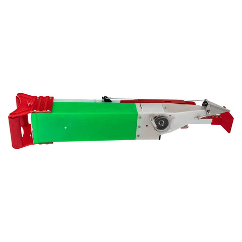 Adjustable Manual Seeder Planter For Home Garden No Bend High Efficiency Seed Distributor in red, green stainless steel design