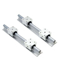 High Precision SBR20UU Linear Guide Rail Kit With Ball Bearing Slider Blocks For 3D Printers And CNC Machines, two rails