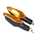 Must-Have E-Bike Tail Light With Bright 36V To 72V LED Turn Signals And Brake Lamp For Ultimate Night Ride Safety And High Visibility On The Street. Pair of amber ABS 60x35mm e-bike rear turn signal lights with 2-pin wiring