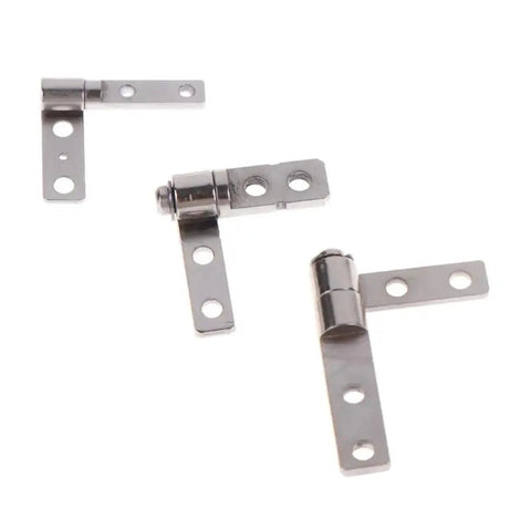Torque Shaft Industrial Cabinet Hinges With Soft Close Damping shown in stainless steel with screw holes