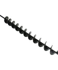 2 Inch Wide 24 Inch Long Metal Earth Auger Drill Bit For Fast Planting Of Bulbs And Garden Plants With A Three Eighth Inch Hex Shank